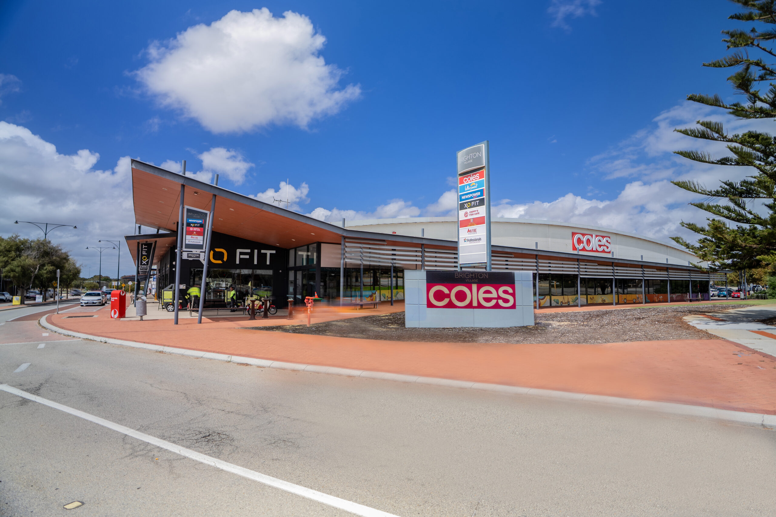 External shot of Brighton Village Shopping Centre, the seed asset for Trilogy Funds' latest property fund, the Trilogy Essential Retail Fund